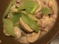 青笋蘑菇爆文蛤-南通滨江洲际酒店-东厨中餐厅