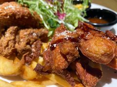 炸鸡拼盘-机器人火炉披萨(爱琴海店)