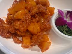 茄汁菠萝鸡-刘胖子家常菜·蹄花焖藕(江汉路总店)