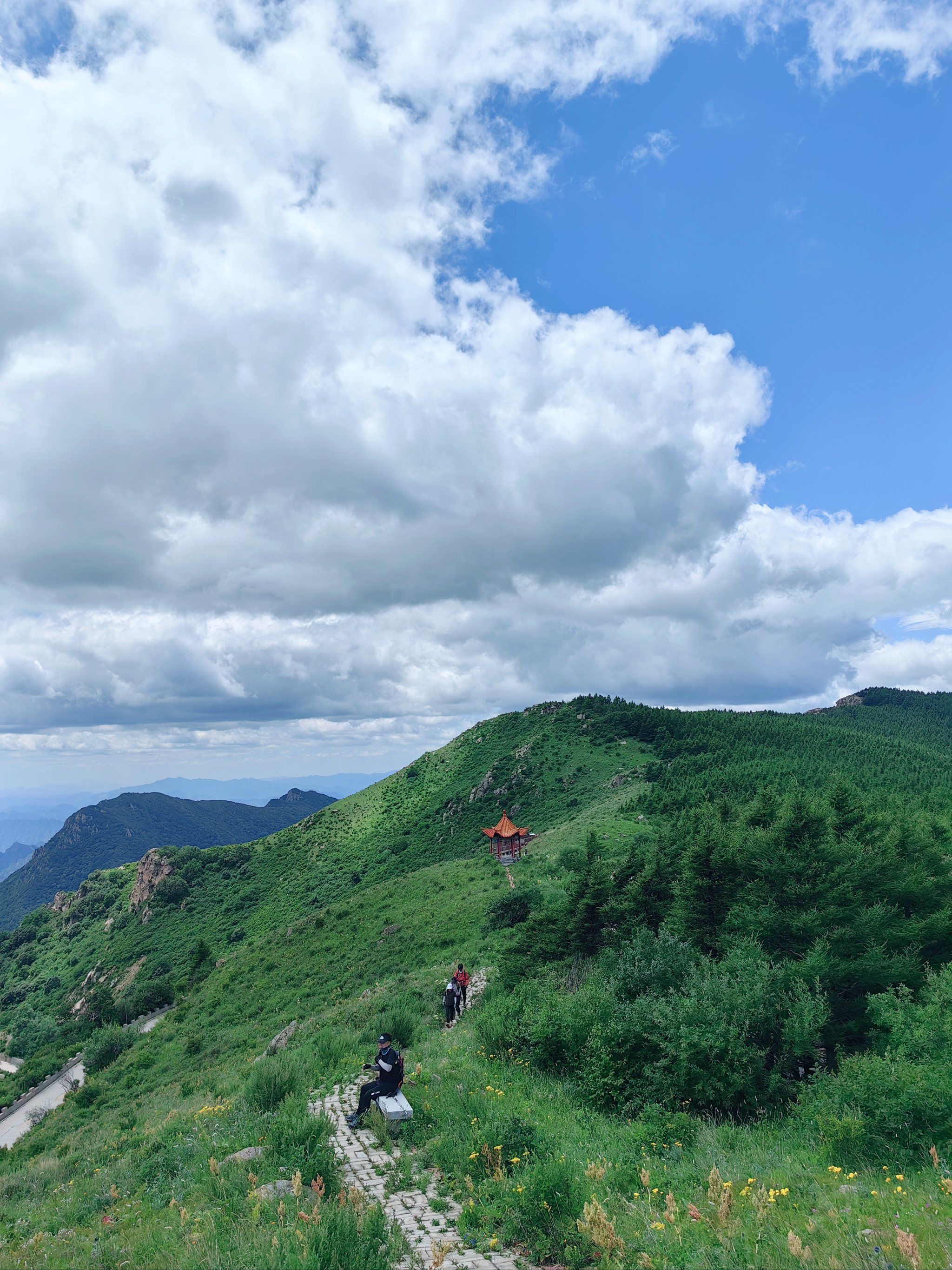 北京徒步百花山,白草畔里打个滚