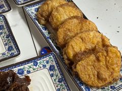 鸡蛋炸馒头片-大槐树烤肉馆
