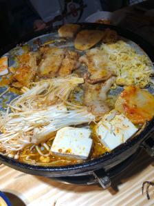 帕吉烤肉(拉德芳斯店)-"朋友中了霸王餐双人分的,四个朋友一起去,.