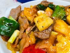 仔姜菠萝炒牛肉-凤城康记饭店