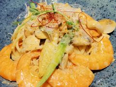 芝士蘑菇鲜虾意大利面-BE BRIGHT KITCHEN(正佳广场店)