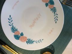 餐具摆设-蜜桃花开·中西融合菜E&W(南长街店)