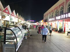 -布尔津河堤夜市
