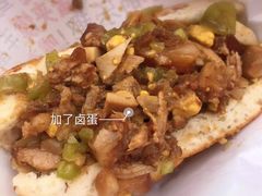 卤蛋肉夹馍-超级大馍王肉夹馍