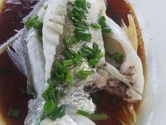 清蒸白花鱼-海上驿站渔家菜馆