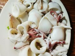 白灼鱿鱼-老宅原住民沙茶面精品小吃(龙头路店)