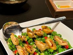 老虎菜拌鲍鱼-四季民福烤鸭店(外滩外白渡桥店)