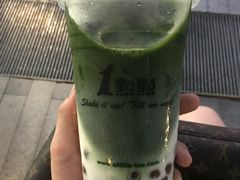 抹茶波霸拿铁-1点点(银座和谐广场店)