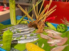 烧烤-海口绿发希尔顿酒店-田园汇自助餐·三文鱼·海鲜