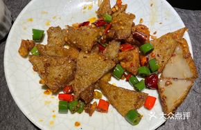 Pan-fried Sausage with Intestine