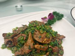 青椒肝片-芙蓉凰花园酒楼