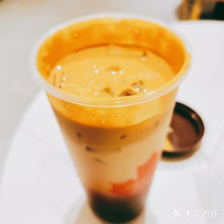 咖啡奶盖+咖啡冻，意外很好喝