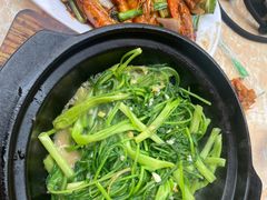腐乳啫通菜-何煲强·煲仔饭·啫啫煲顺德老字号(上下九店)