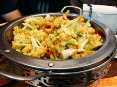 干锅菜花-诺敏塔拉奶茶-布里亚特包子-手把肉(锦都会店)