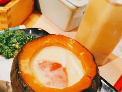 什菌板栗南瓜盅-避风塘(宝山万达店)