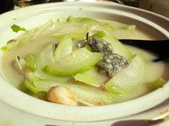 柴鱼白贝节瓜汤-香山家宴