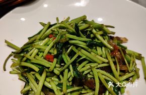 Water Bamboo Stir-fried with Preserved Pork