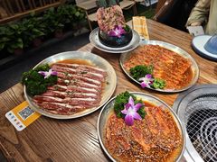 -明洞阿姨·韩式酱蟹烤肉·创意料理(三元桥店)