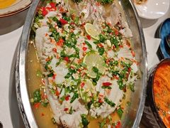 椒柠蒸鲈鱼-荷花泰菜(东方新天地店)