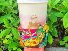 桃子草莓酪酪-LELECHA乐乐茶(上海五角场万达广场店)