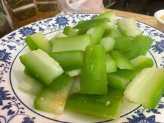 白灼黑毛节瓜-水乡人家私房菜(逢简店)