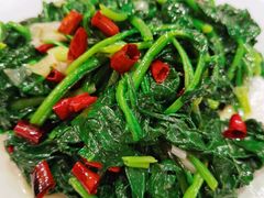 干煸菠菜-三姐妹饺子(东木头市店)