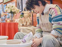 -朝画惜时·陶艺·拼豆·团建