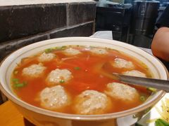 番茄豆芽圆子汤-永乐饭店