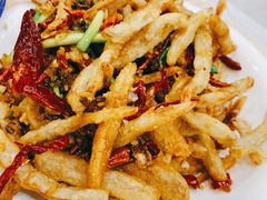 干煸藕丝-江城燕子大排档(江汉路步行街店)