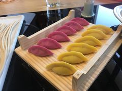 蘑菇饺子-不老仙金汤虾丸火锅