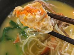 膏蟹汤面-十面欢腾·海鲜面·台式Bistro(长乐路店)