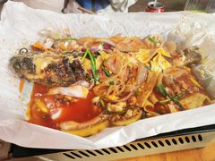 蒜香烤鱼-纽道沸巫山纸包鱼(中海国际店)