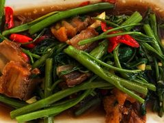 猪肉炒牵牛花-Doo Dee Thai Food(Issan/Isaan/Esan)