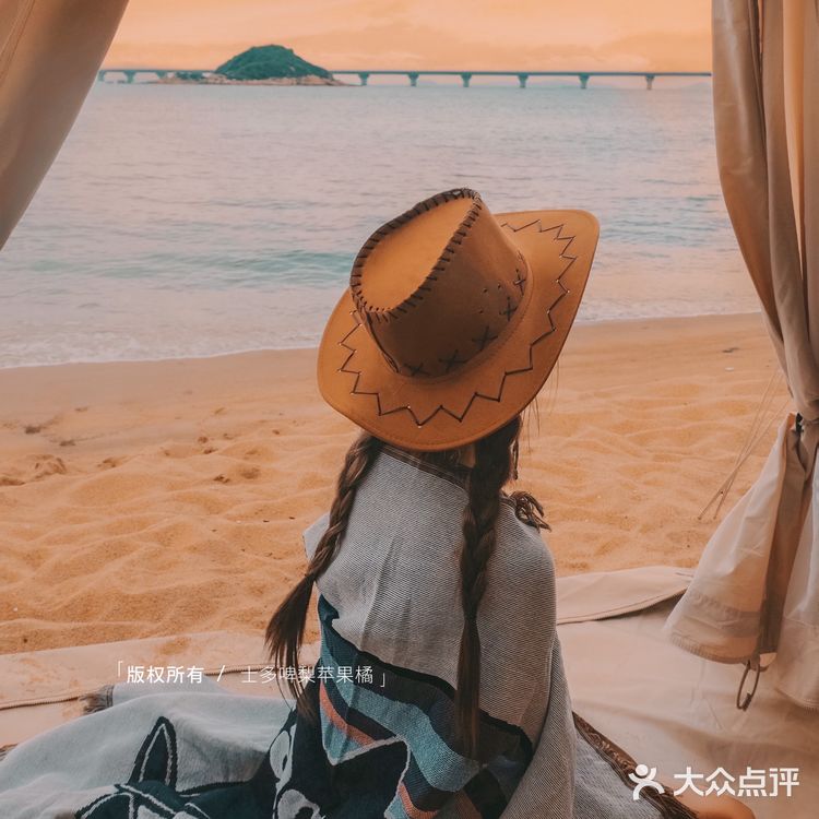 珠海露营⛺️绝美海岛帐篷 海边看日落黄昏