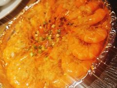 铁板蒜蓉虾-老阿爸鲜鱼土菜(昆山花桥店)