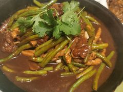 排骨扁豆焖卷子-山乡农家院(海淀区西北旺店)