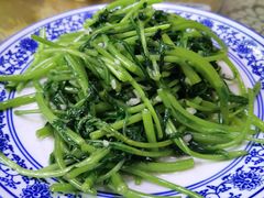 素炒茼蒿-范记靖远羊羔肉(博物馆店)