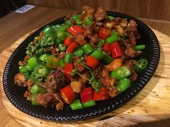 铁板黄金鸡-花椒笑成都小馆(百脑汇店)