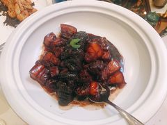 葱烤大乌参红烧肉-好福记饭店(红梅公园店)