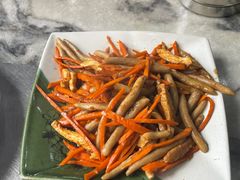 鸡丝炒莜面-壹条龙饭庄台基厂店