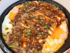 石板鸡蛋豆腐拼-庆米鲜朝鲜族拌饭(固戍店)