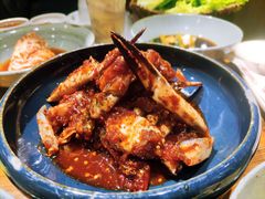 -草家酱蟹炭火烤肉店(珲春南路一店)