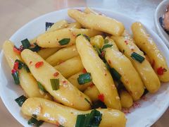 炒黄米粿-烂厅下牛肉汤