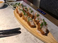 鲜潭手制墨鱼滑老油条-鲜潭蒸汽石锅鱼(五道口购物中心店)