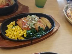 蒜香铁板鸡排-萨莉亚意式餐厅(三号湾广场店)