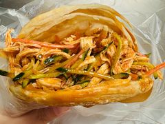 锅盔夹鸡肉-黎锅盔