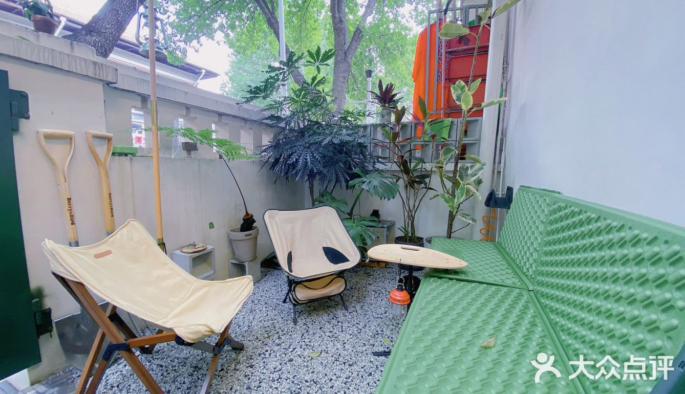 藏在市中心的露营咖啡馆🏕️